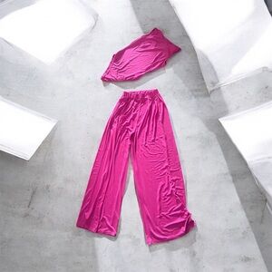 Vibrant Pink Two-Piece Set